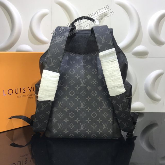 LV包 lv男包 Tagarama系列 Outdoor雙肩包 LV老花配皮男士後背包  ydh3519